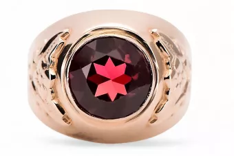 Ring Vintage Jewlery Ruby Original Vintage 14K Rose Gold vrc078r